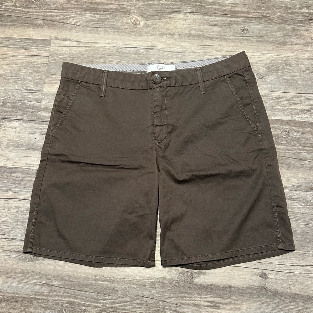 Joie Brown Flat Front Shorts Versatile Casual Wear